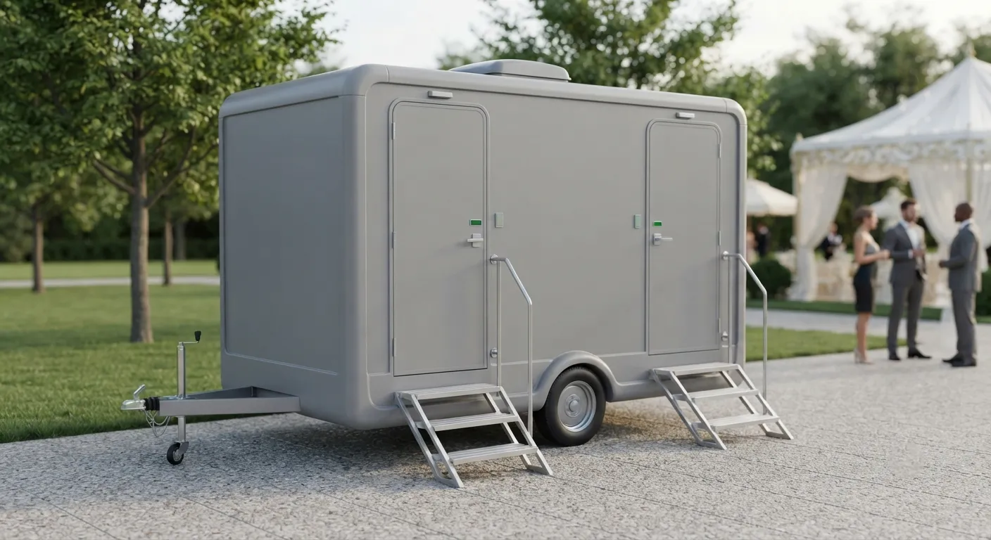 2 Stall Restroom Trailer in Hialeah, FL
